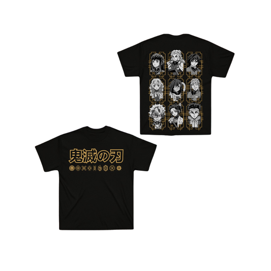 Playera Nueve Hashira - Demon Slayer