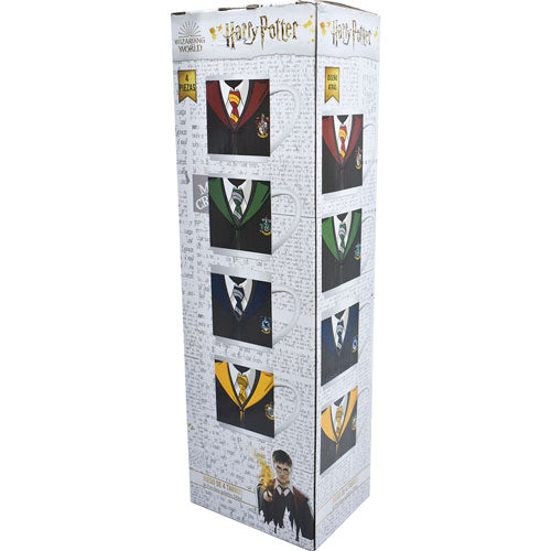 Juego De 4 Tazas Apilables Harry Potter