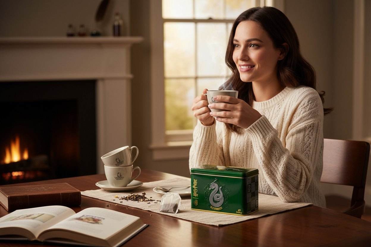 Lata de Té Black Harry Potter Slytherin – Coleccionable 40 Sobres