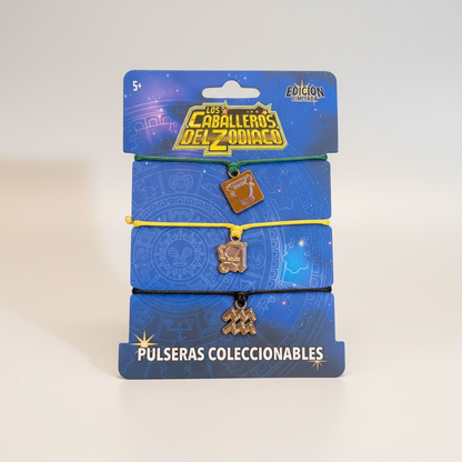 Pulseras De Amistad Acuario - Caballeros Del Zodiaco