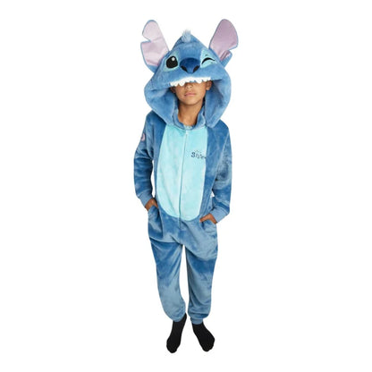 Mameluco Para Niños - Stitch Capucha Desmontable