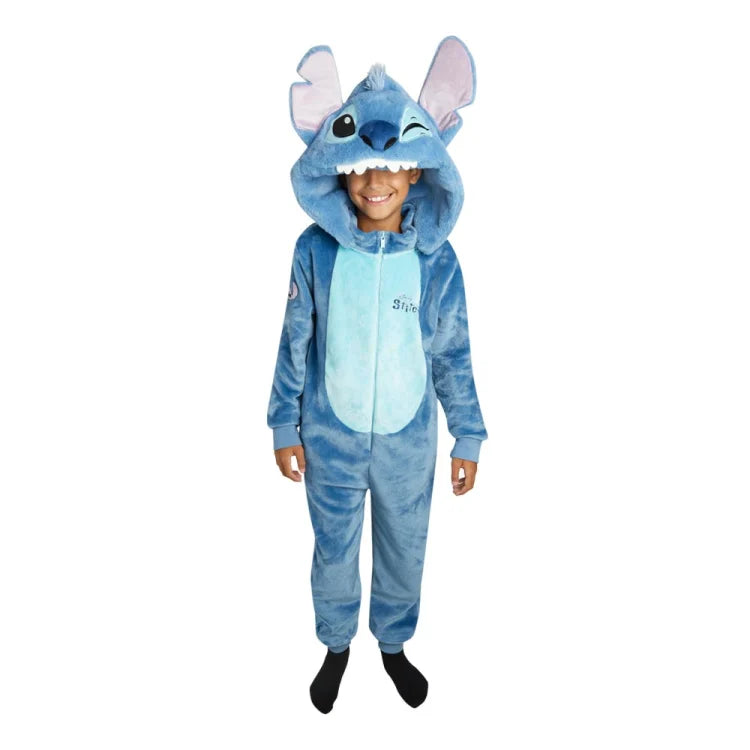 Mameluco Para Niños - Stitch Capucha Desmontable