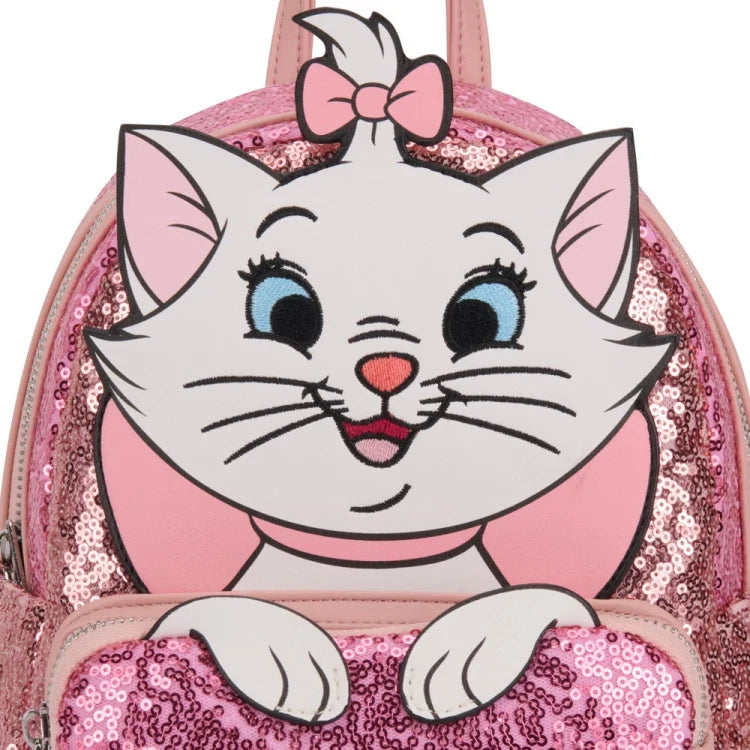 Mini Mochila Marie - Los Aristogatos Lentejuela