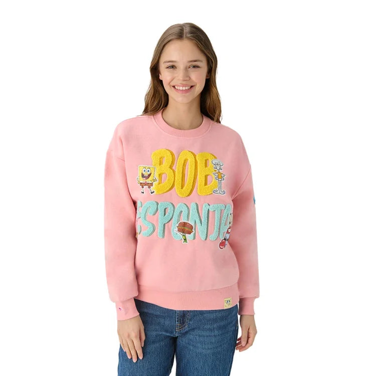 Sudadera Rosa Bob Esponja