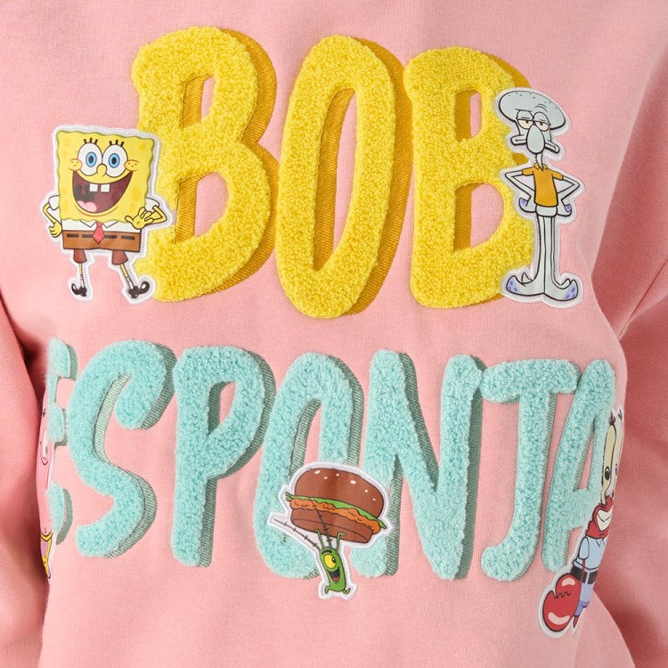 Sudadera Rosa Bob Esponja