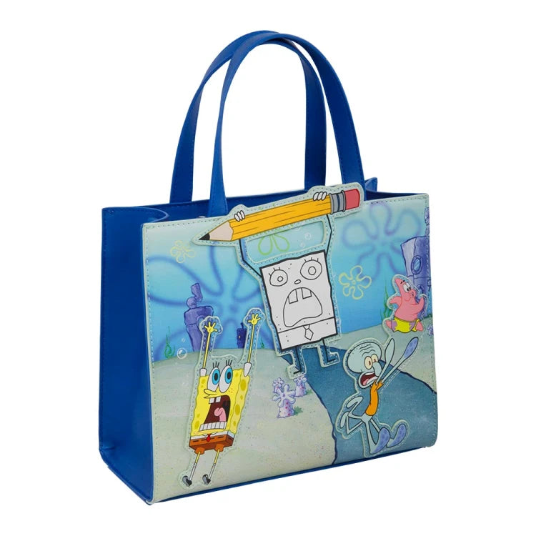 Bolso Satchel Bob Esponja Y Trazo Malvado