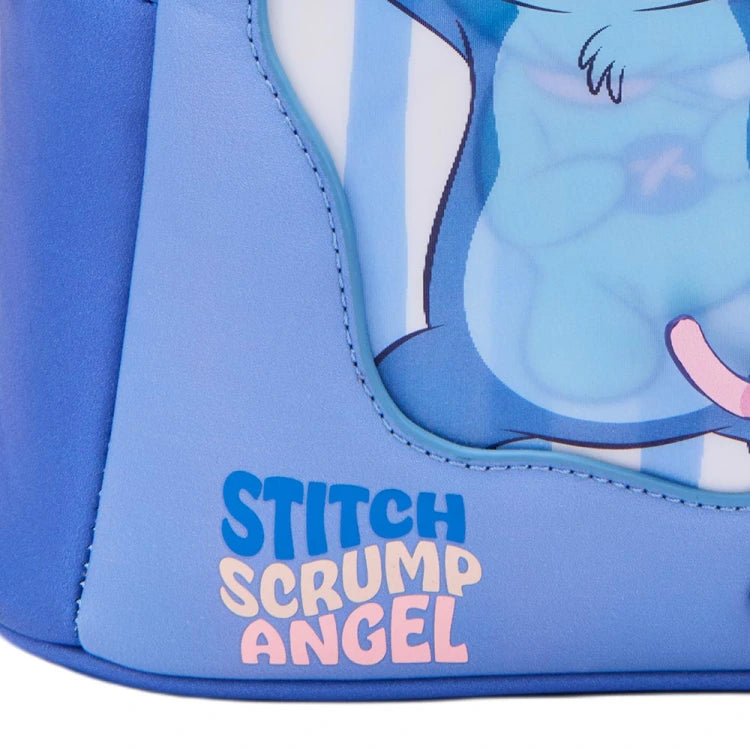 Mini Mochila Disney Stitch & Angela, Holografica  Trapos
