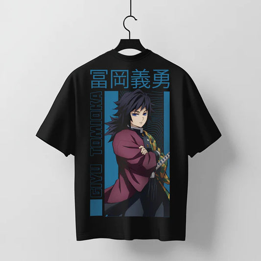 Playera Para Hombre Demon Slayer - Giyu Tomioka