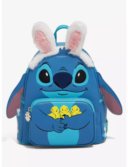 Mini Mochila Loungefly Disney Lilo & Stitch con orejas de conejo