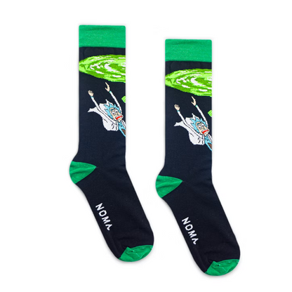 Calcetines Caos en el Portal - Rick and Morty
