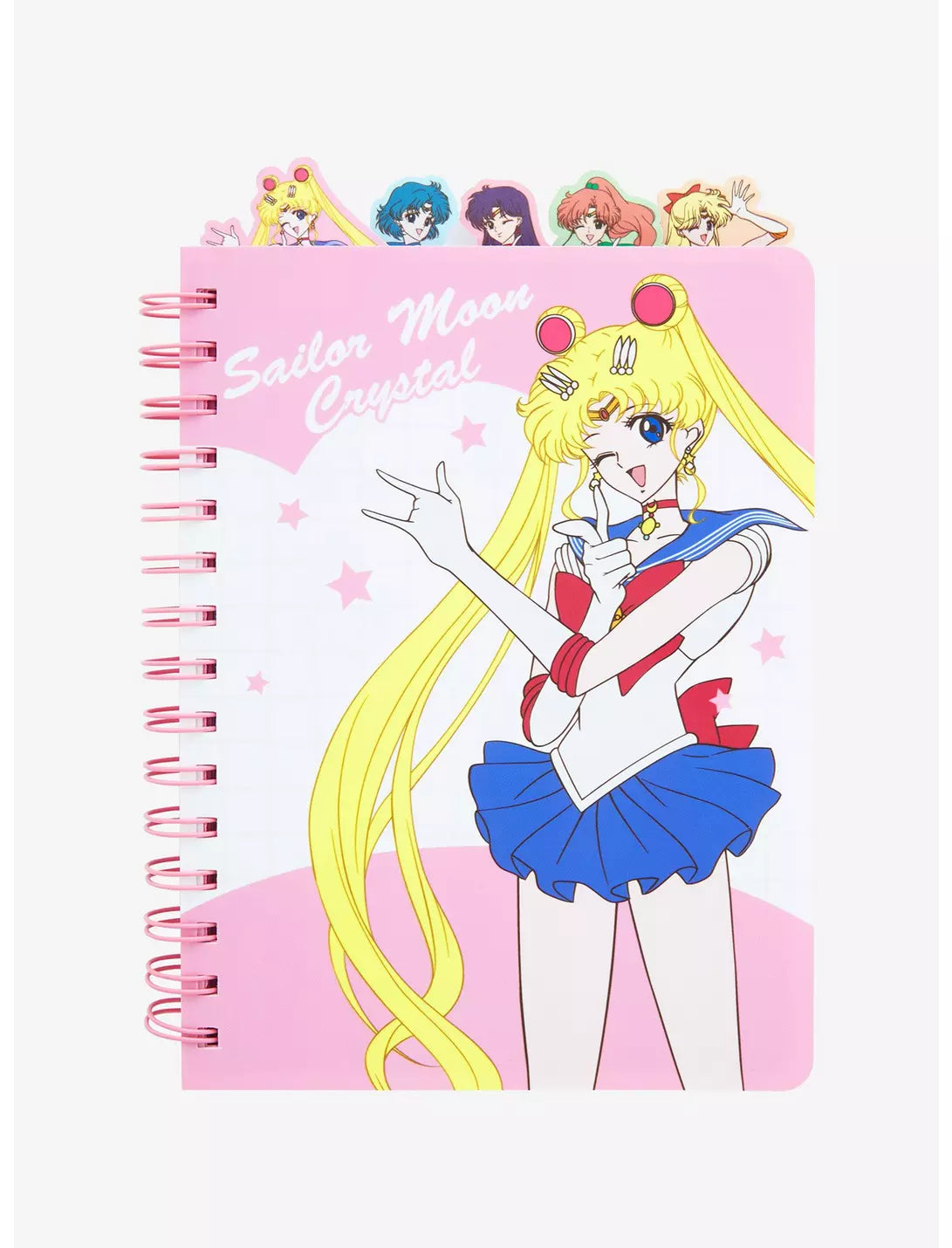 Libreta con pestañas figurativas de Sailor Moon