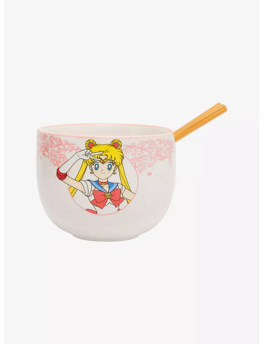 Bowl de ramen Sailor Moon con palillos