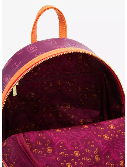 Mini Mochila Loungefly Disney - Rapunzel y Flynn Brilla En La Oscuridad