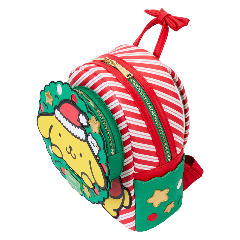 Loungefly Mini Backpack Sanrio Pompompurin Navidad Con Luz