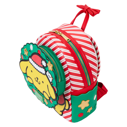 Loungefly Mini Backpack Sanrio Pompompurin Navidad Con Luz