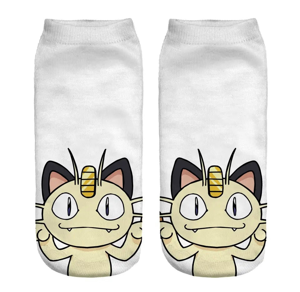 Dúo De Calcetines Bulbasaur & Meowth