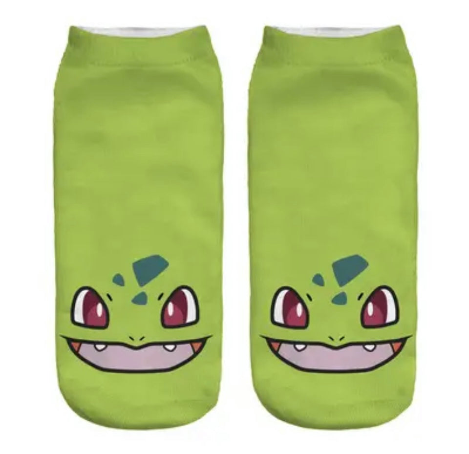 Dúo De Calcetines Bulbasaur & Meowth