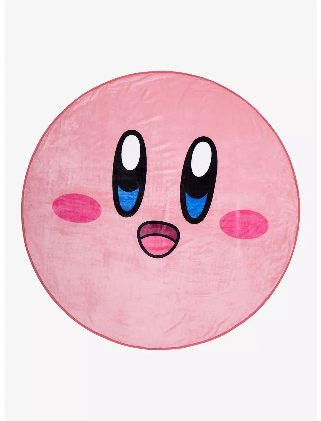 Frazada Circular con cara de Kirby