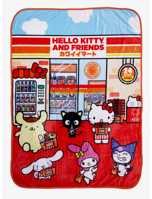 Frazada Hello Kitty and Friends Kawaii Mart