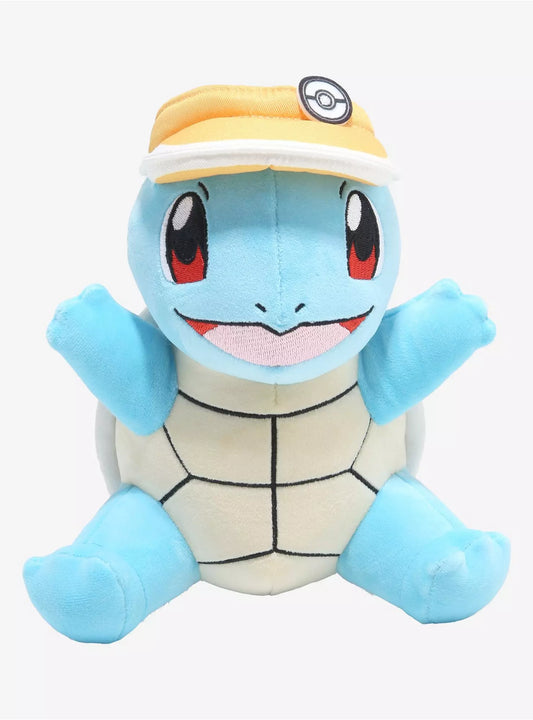 Peluche Pokemon Squirtle Con  Visera De Sol