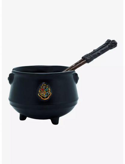 Tazón de ramen de Caldero de Hogwarts de Harry Potter y Palillos de Varita
