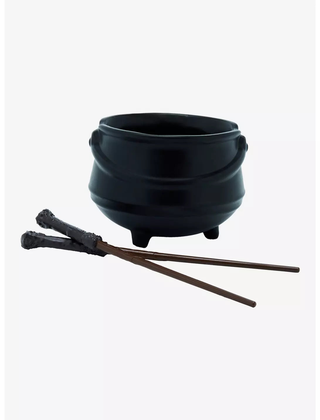 Tazón de ramen de Caldero de Hogwarts de Harry Potter y Palillos de Varita