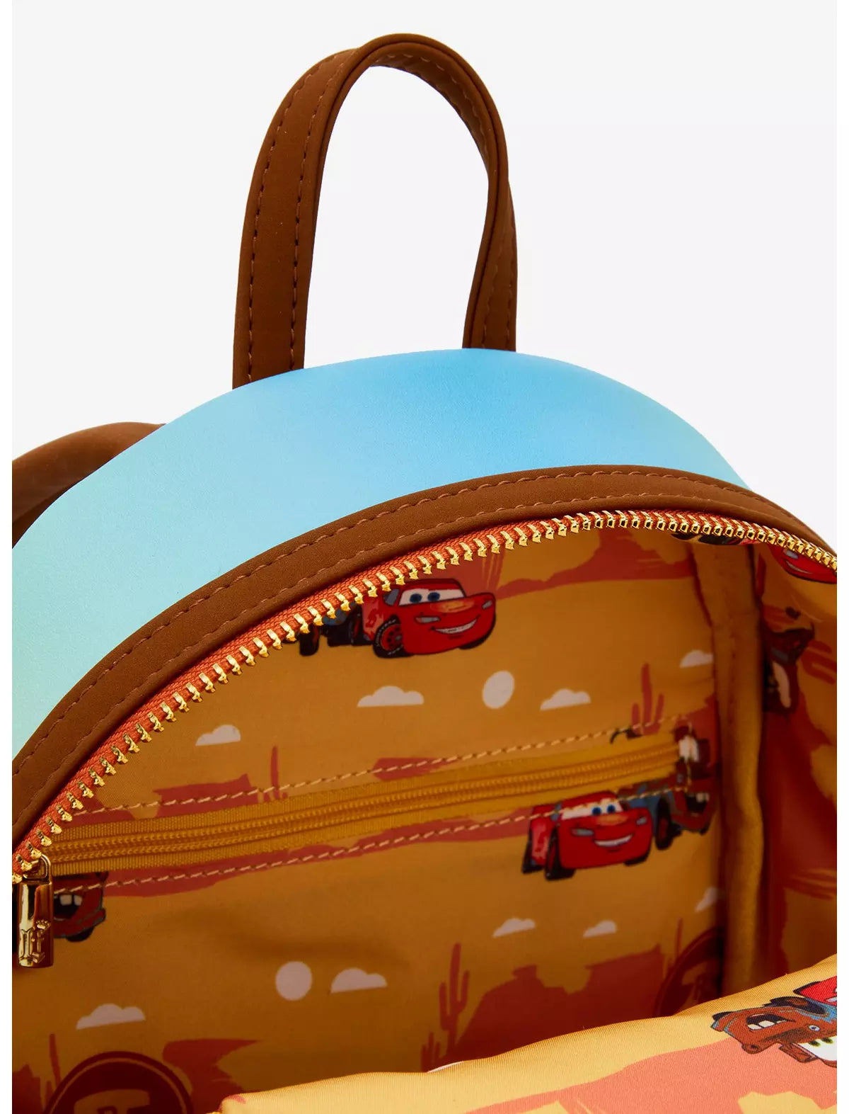 Mini Mochila Loungefly Disney Pixar Cars Rayo McQueen y Mate