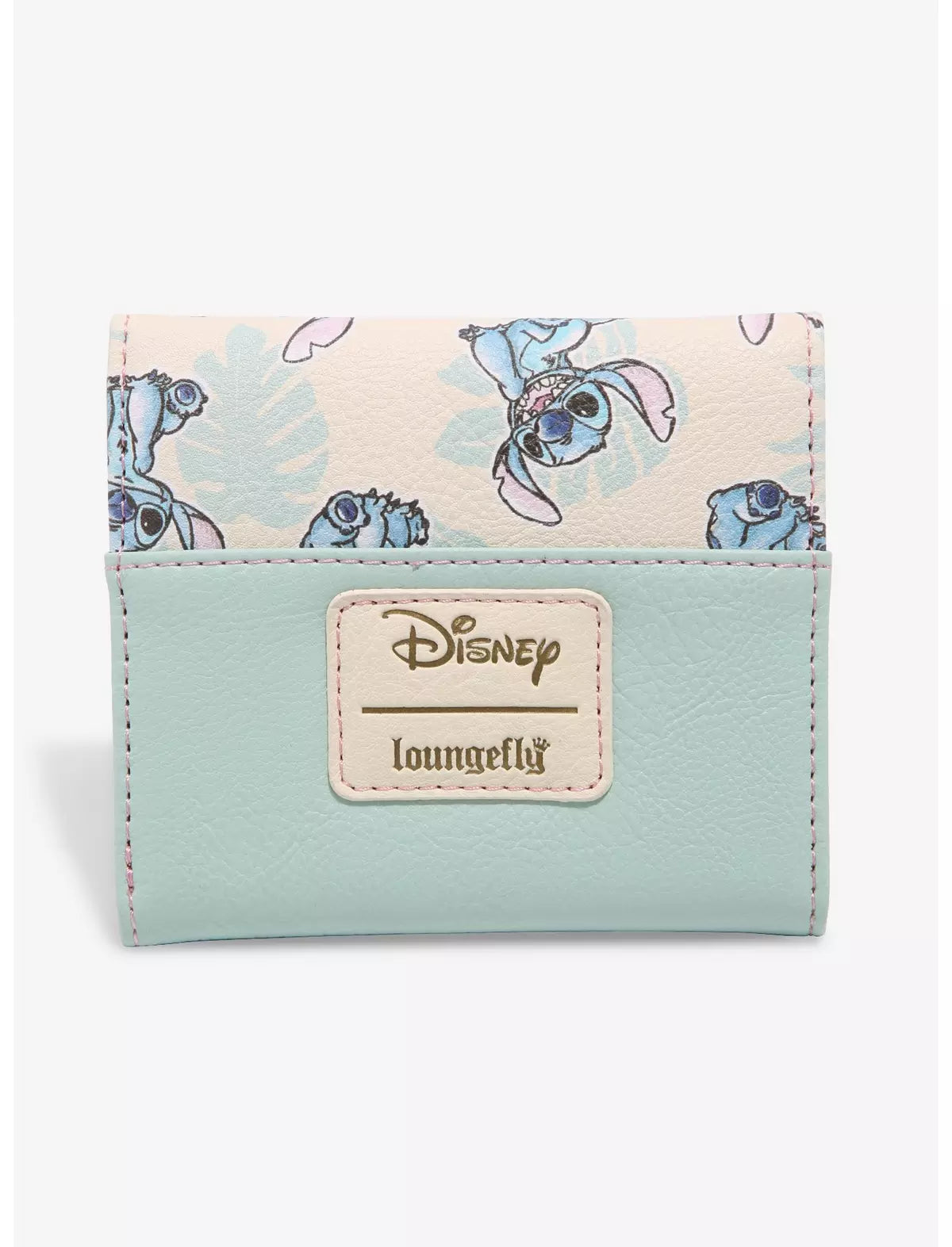 Mini Cartera Loungefly Disney Lilo & Stitch con Hojas Tropicales
