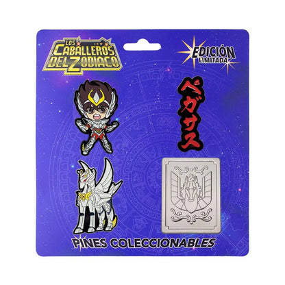 Set de 4 Pines Caballeros del Zodiaco Pegaso