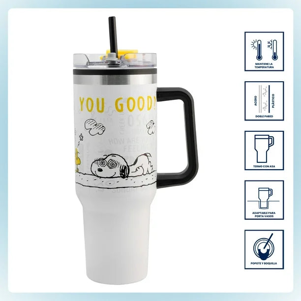 Termo Peanuts Snoopy Good Vibes