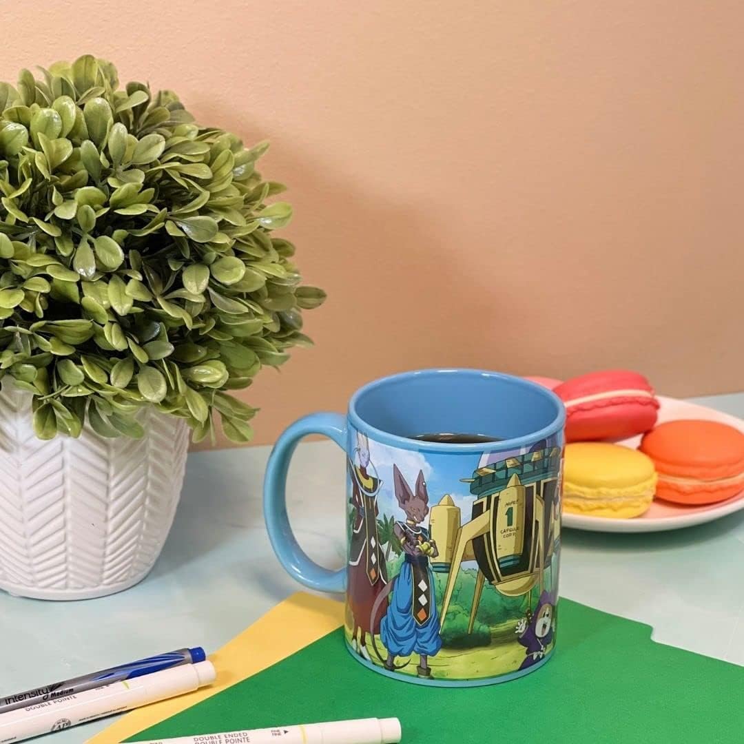 Taza Dragon Ball Super Vegeta, Goku y Future Trunks