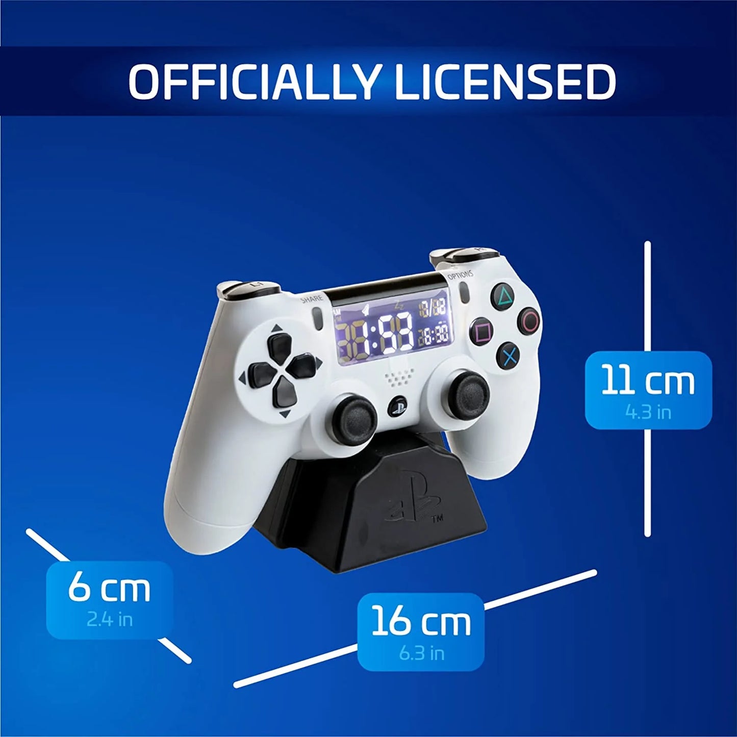 Reloj Despertador Playstation Con Diseño De Control