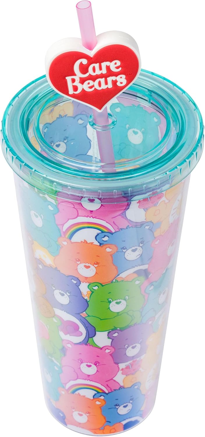 Vaso Con Popote De Ositos Cariñositos