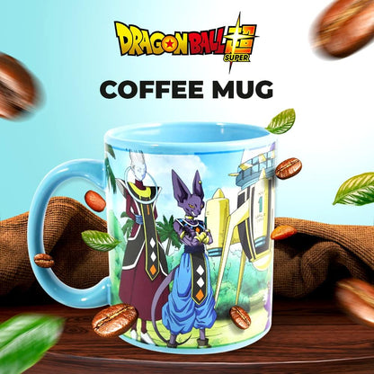 Taza Dragon Ball Super Vegeta, Goku y Future Trunks