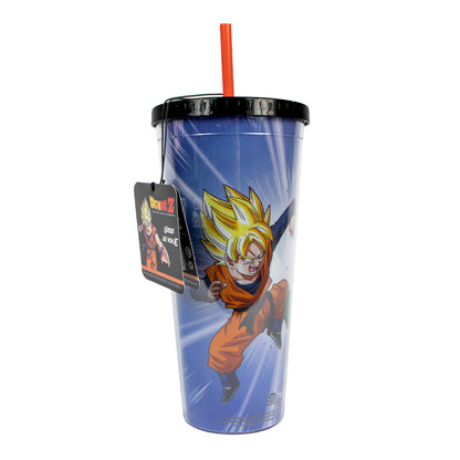 Vaso Con Popote Dragon Ball Z