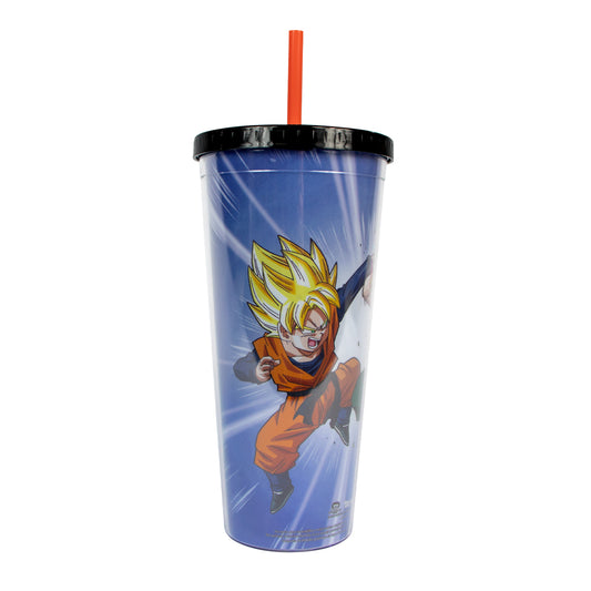 Vaso Con Popote Dragon Ball Z