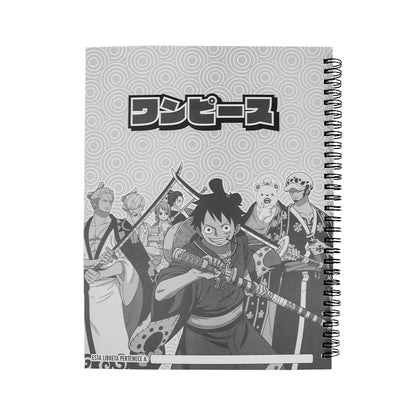 Libreta Profesional Wano Mugiwaras One Piece