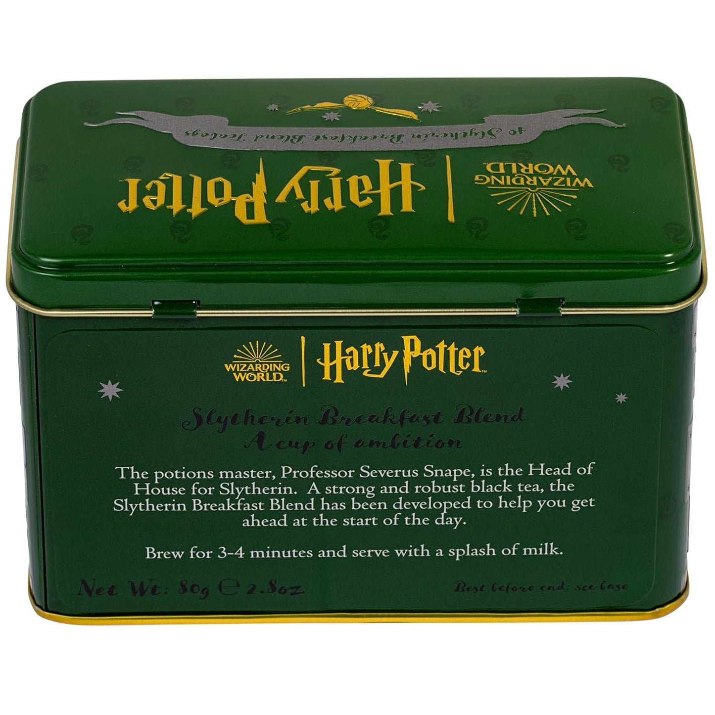 Lata de Té Black Harry Potter Slytherin – Coleccionable 40 Sobres