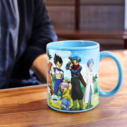 Taza Dragon Ball Super Vegeta, Goku y Future Trunks