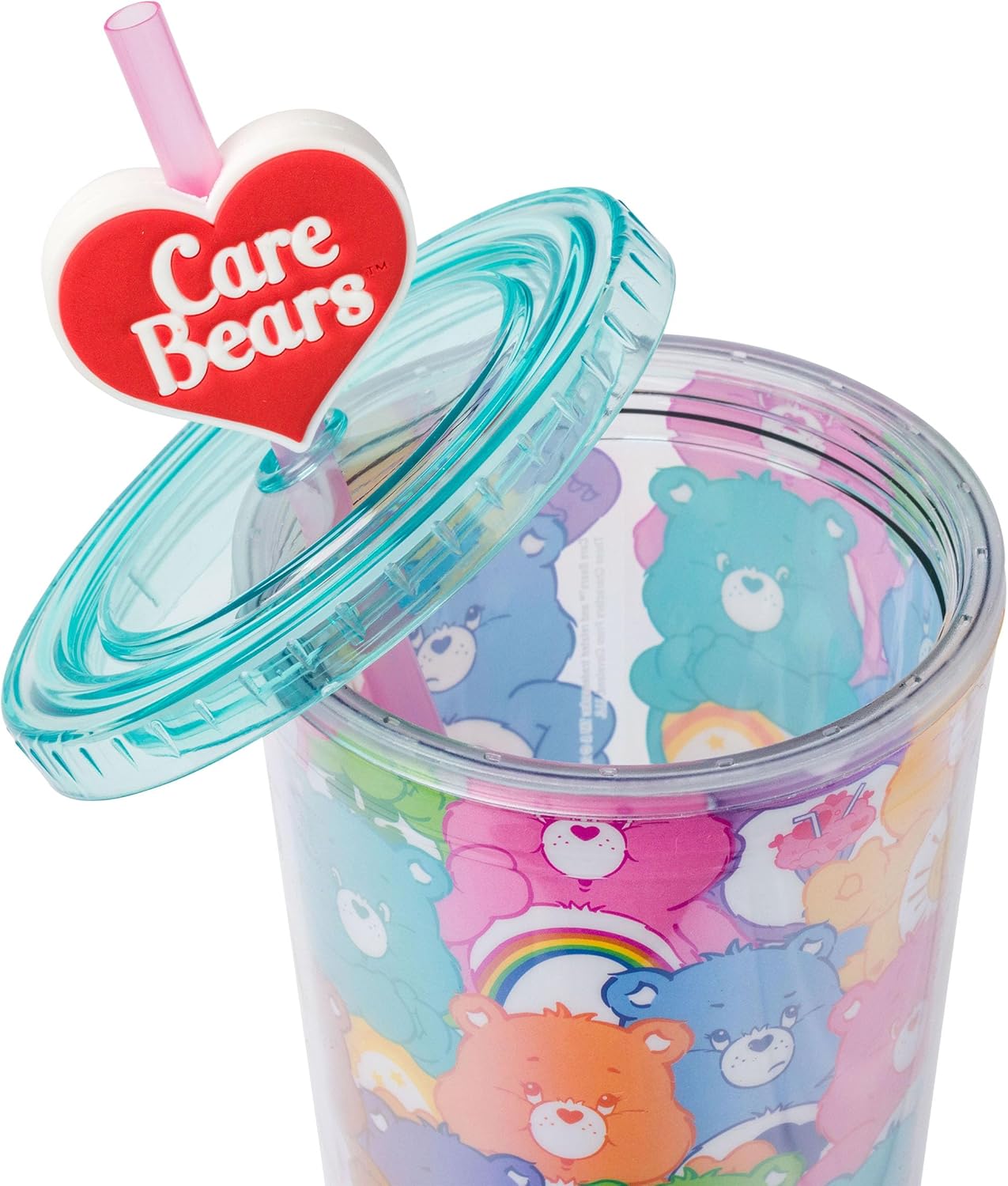 Vaso Con Popote De Ositos Cariñositos