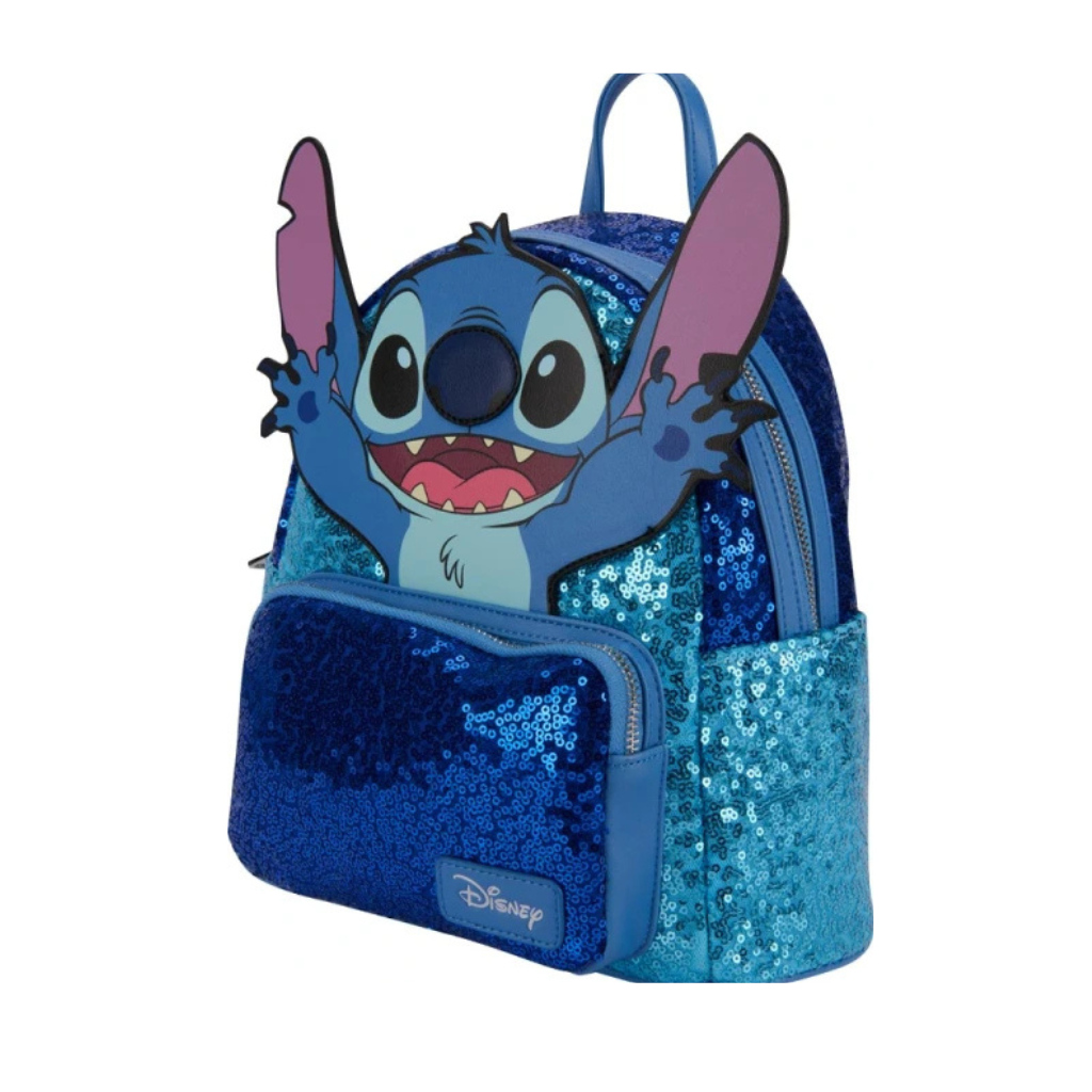 Mini Mochila Disney Stitch de Lentejuela