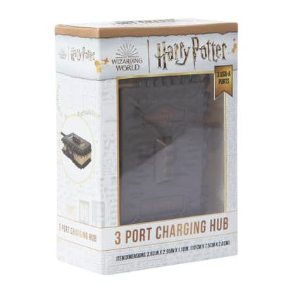 Centro de Carga De 3 Puertos USB-A De Harry Potter