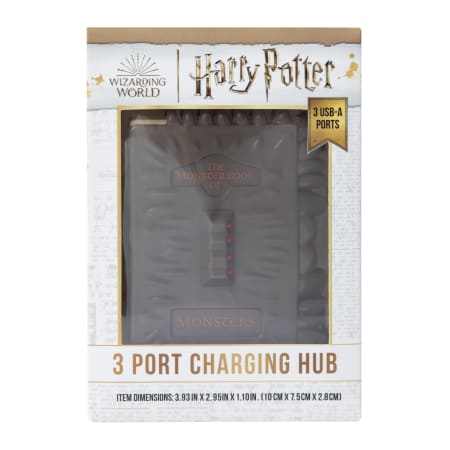 Centro de Carga De 3 Puertos USB-A De Harry Potter
