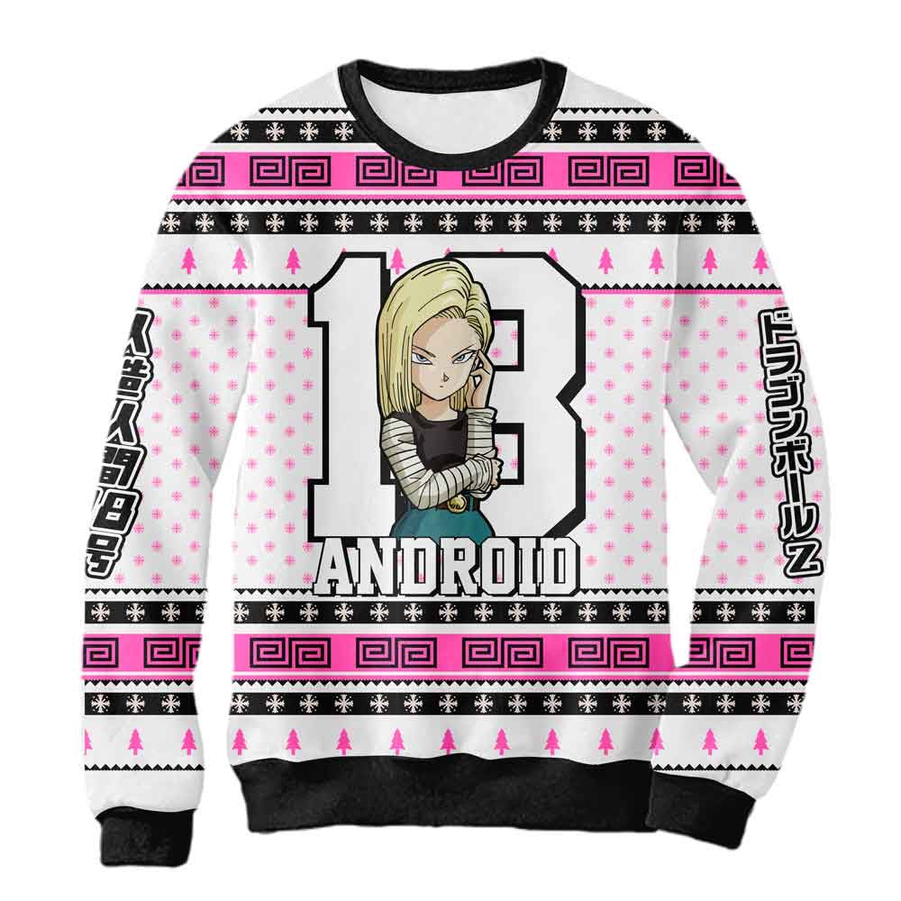 Sudadera Navideña Androide 18