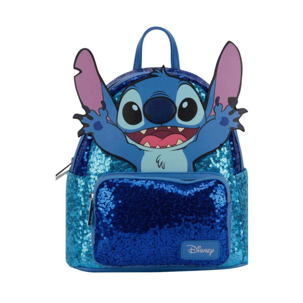 Mini Mochila Disney Stitch de Lentejuela