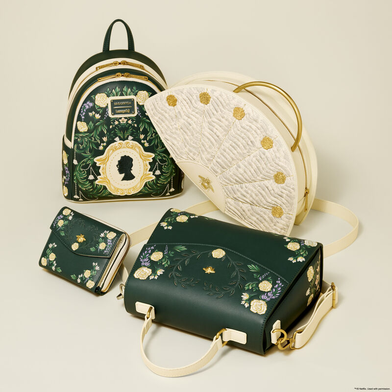 Mini Mochila Loungefly de Bridgerton con Silueta Floral