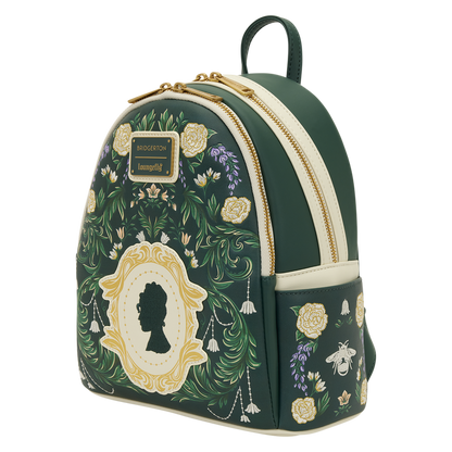Mini Mochila Loungefly de Bridgerton con Silueta Floral