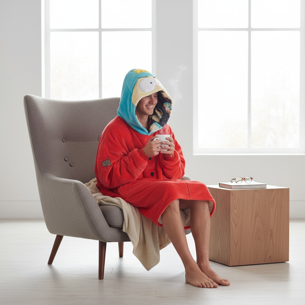 Hoodie South Park Cartman – Maxi Sudadera Oversize de Peluche