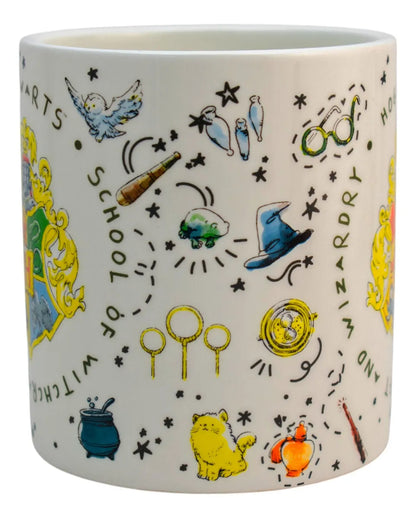 Taza 3D Harry Potter - Universo Harry Con Tapa De Sombrero