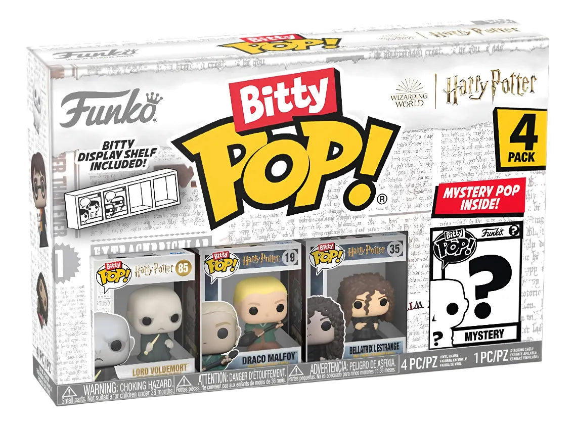Funko Bitty Pop: Harry Potter - Voldemort 4 Pack Evergreen